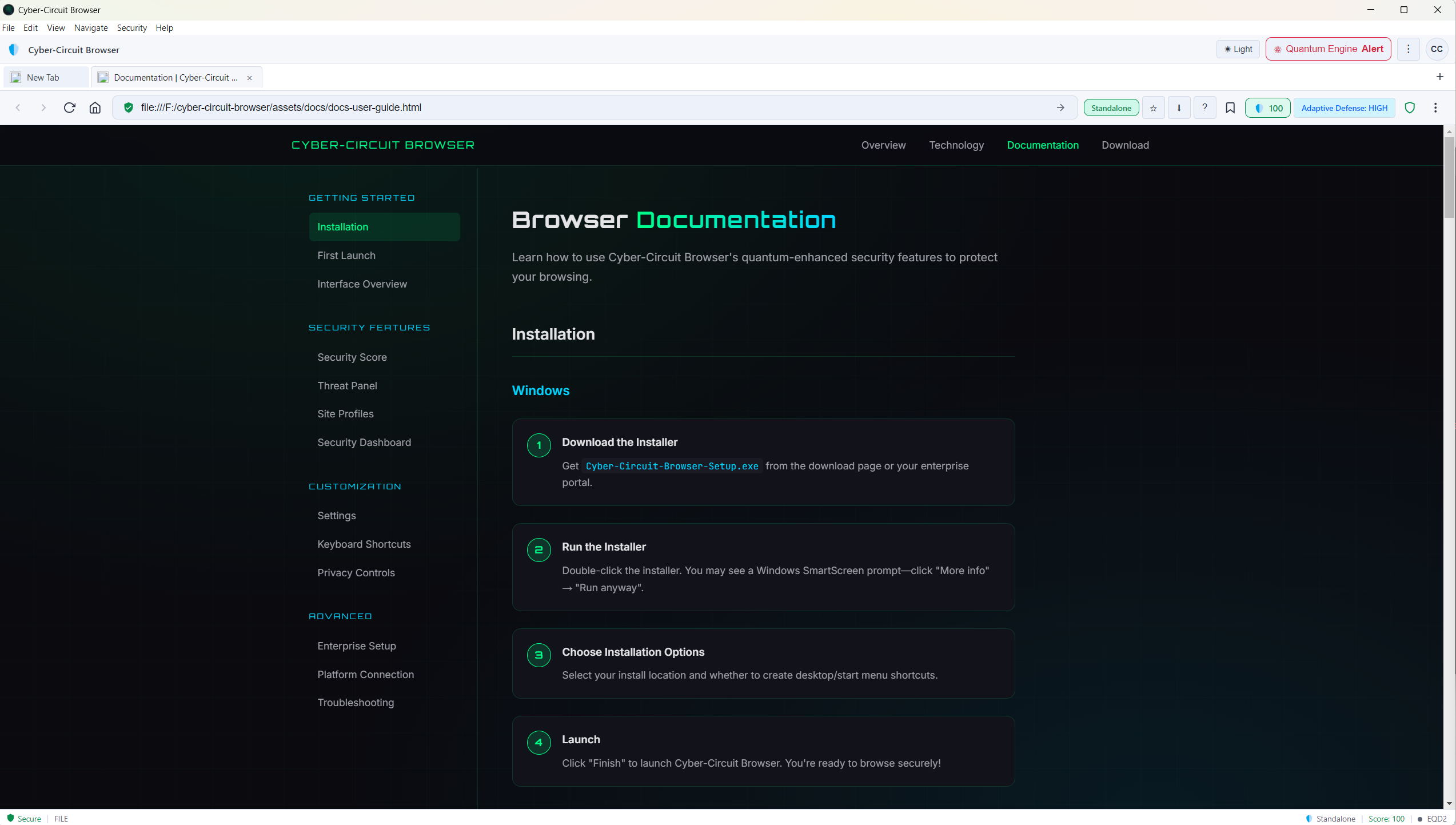 Cyber-Circuit Browser - Screenshot 2 showing product features and functionality