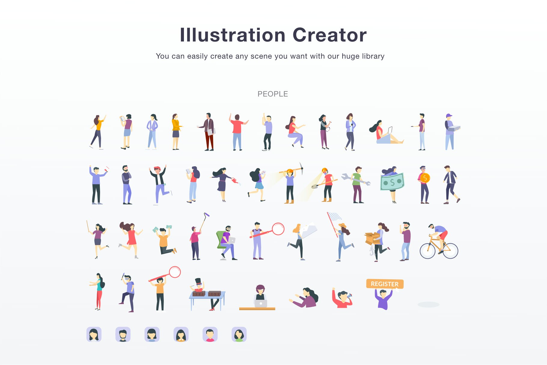 Huge Illustration Pack & Creator gallery image