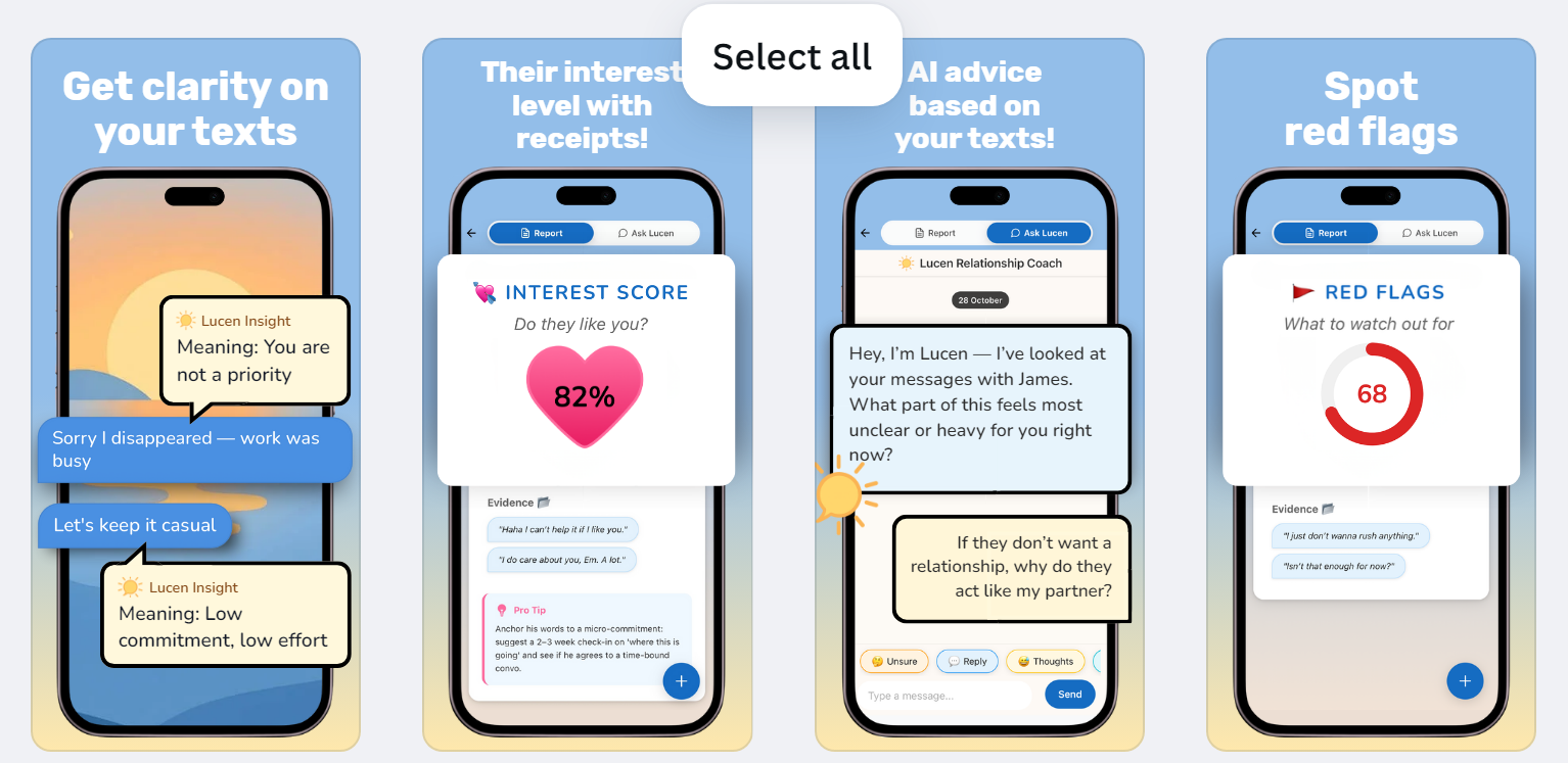 Lucen - Screenshot 2 showing product features and functionality