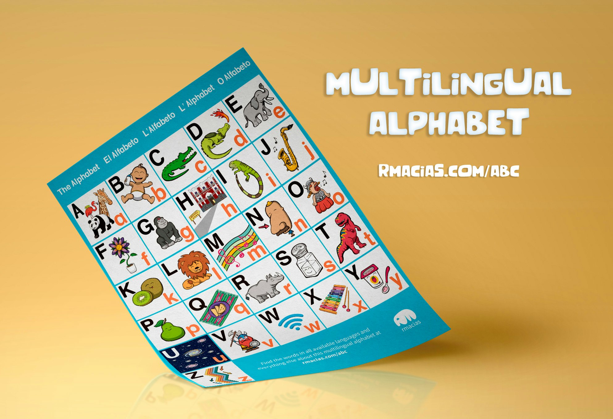 Multilingual Alphabet for Bilingual Children gallery image