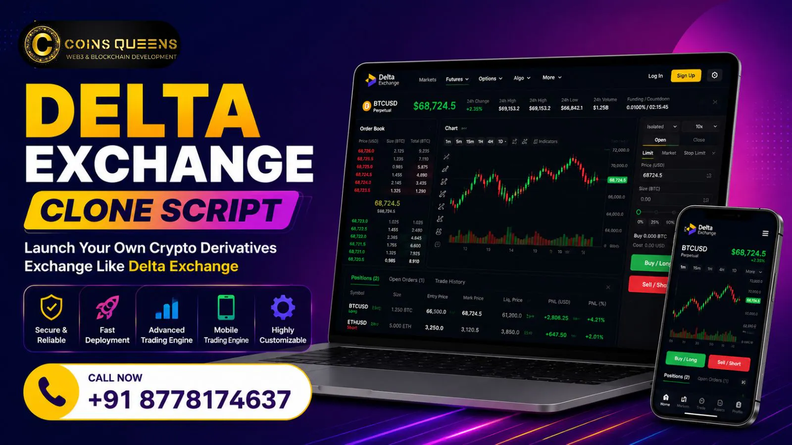 Delta Exchange Clone Script screenshot 2