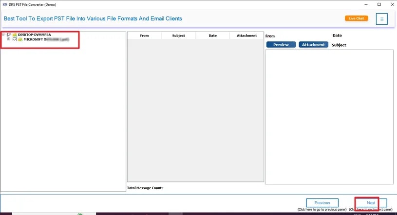 PST al convertidor PDF - ¡Convierta los correos electrónicos de PST en PDF con solo un clic! media 2