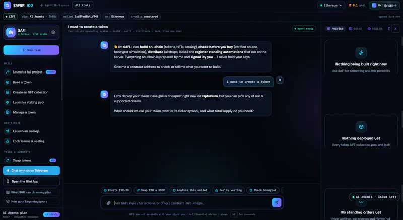 SaferICO screenshot 2