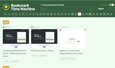 Bookmark Time Machine gallery image