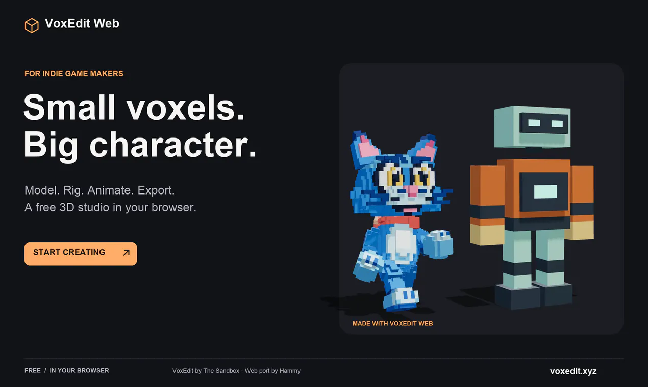 VoxEdit Web gallery image