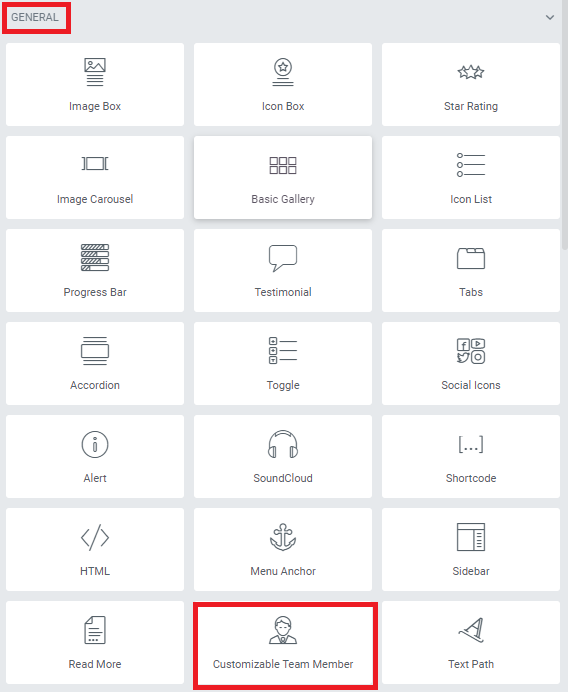 Media Tùy chỉnh thành viên nhóm Elementor addon - Thêm video cho thành viên nhóm và loại bố cục khác nhau. 16