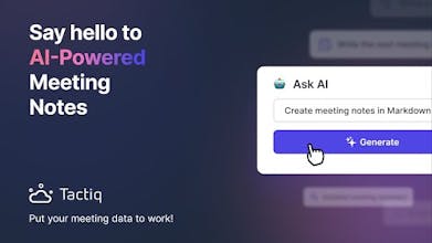 AIパワードの会議生産性ツール