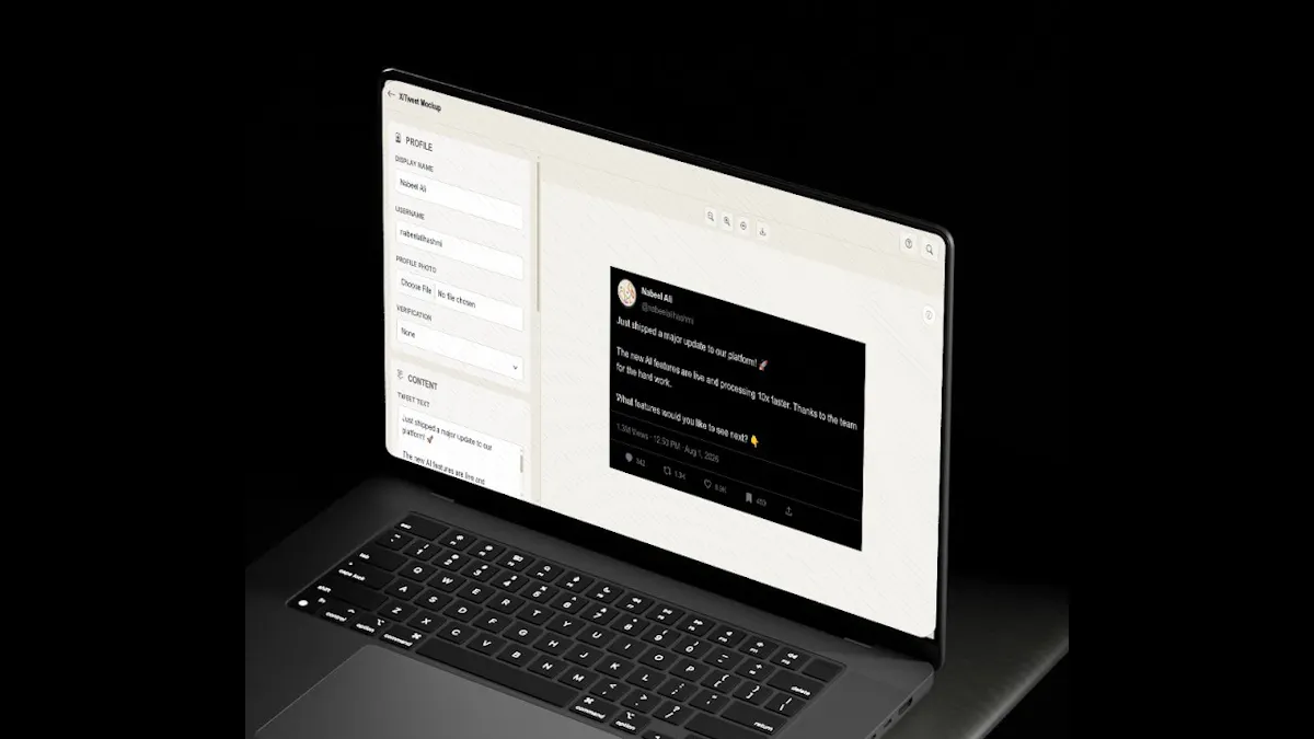 Tweet Mockup Generator by MockupTown