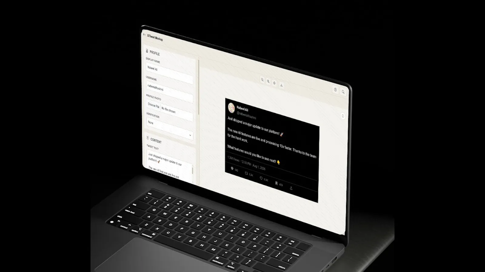 Tweet Mockup Generator by MockupTown screenshot 1 (video preview)