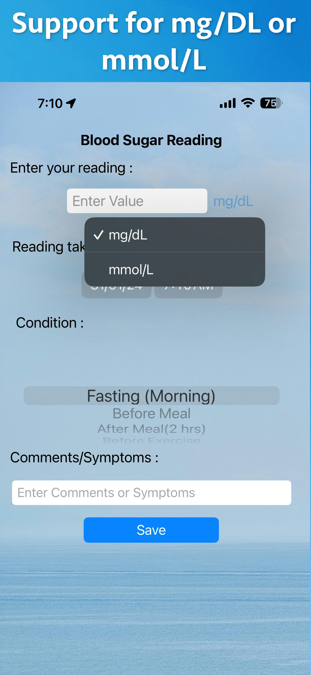 Media Glucotrack-Blood Sugar Monitor - Người theo dõi đường cho bệnh tiểu đường 12