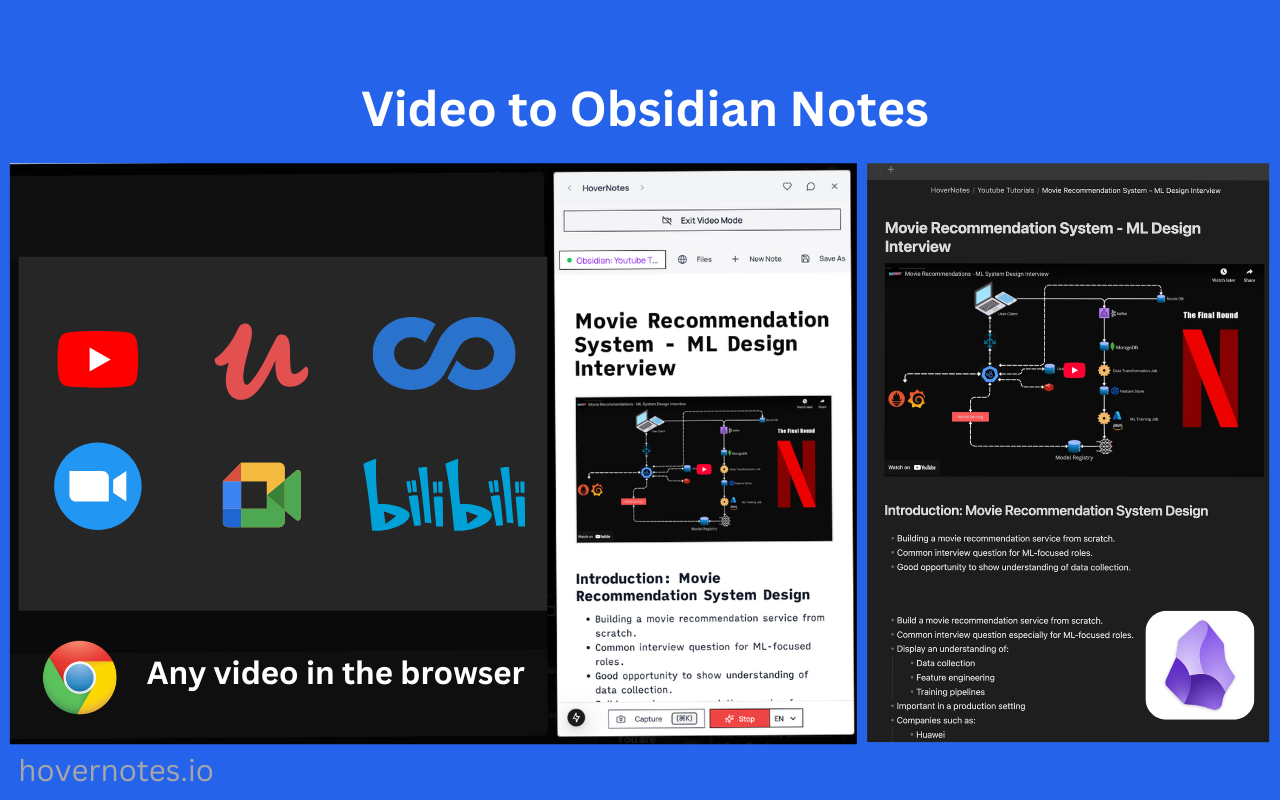 Zweven - Transformeer video's in Obsidian Notes media 6