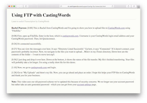 CastingWords gallery image