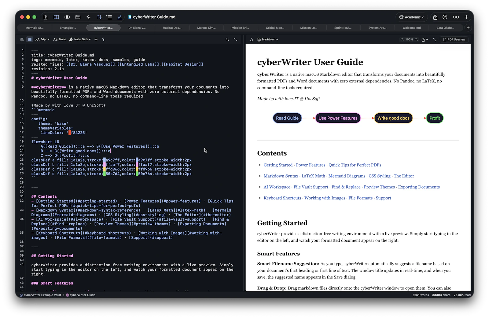 cyberWriter screenshot 7