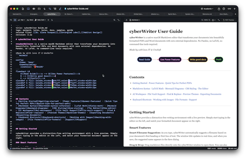 cyberWriter screenshot 7