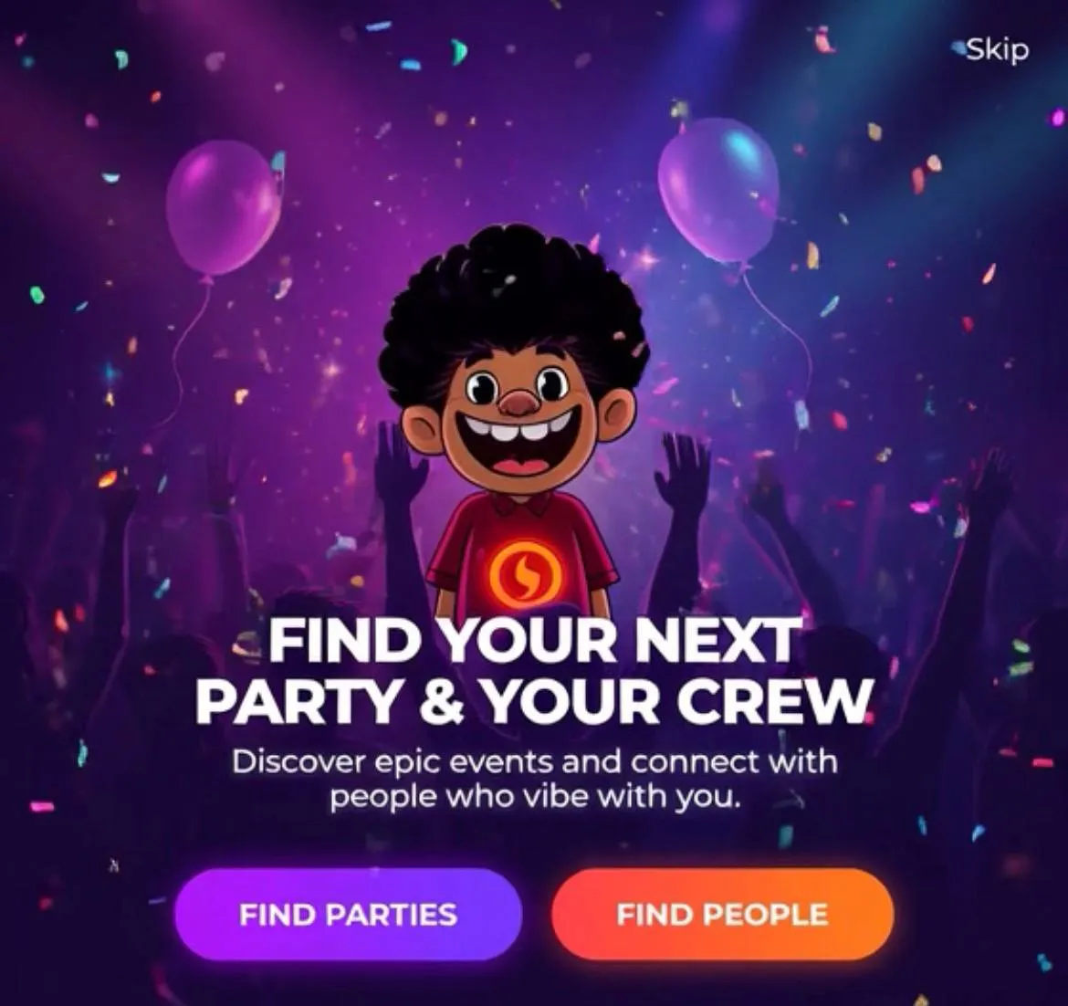 PartyBuddy 제품 배너