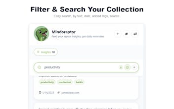 Mindoraptor - Browser Extension gallery image
