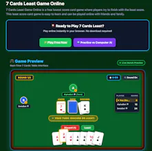 7 Cards Least Game gallery image