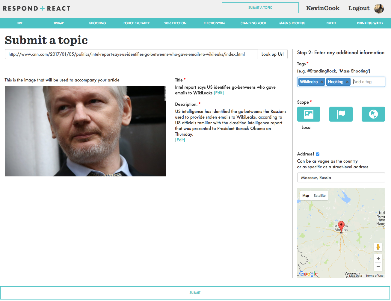 Respond React gallery image