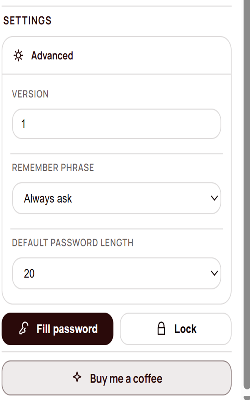 Vaultless Pass - Screenshot 2 showing product features and functionality