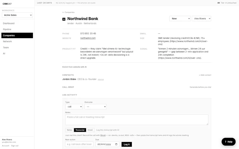 CRM247 screenshot 3