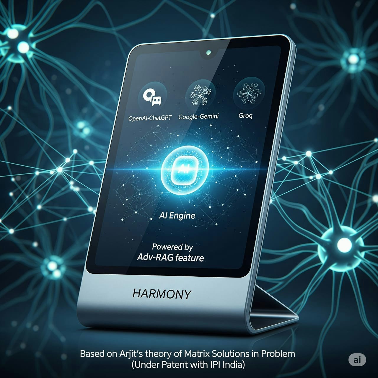 Harmony-AI (Your Business-Intel) - Product Hunt launch logo and brand identity