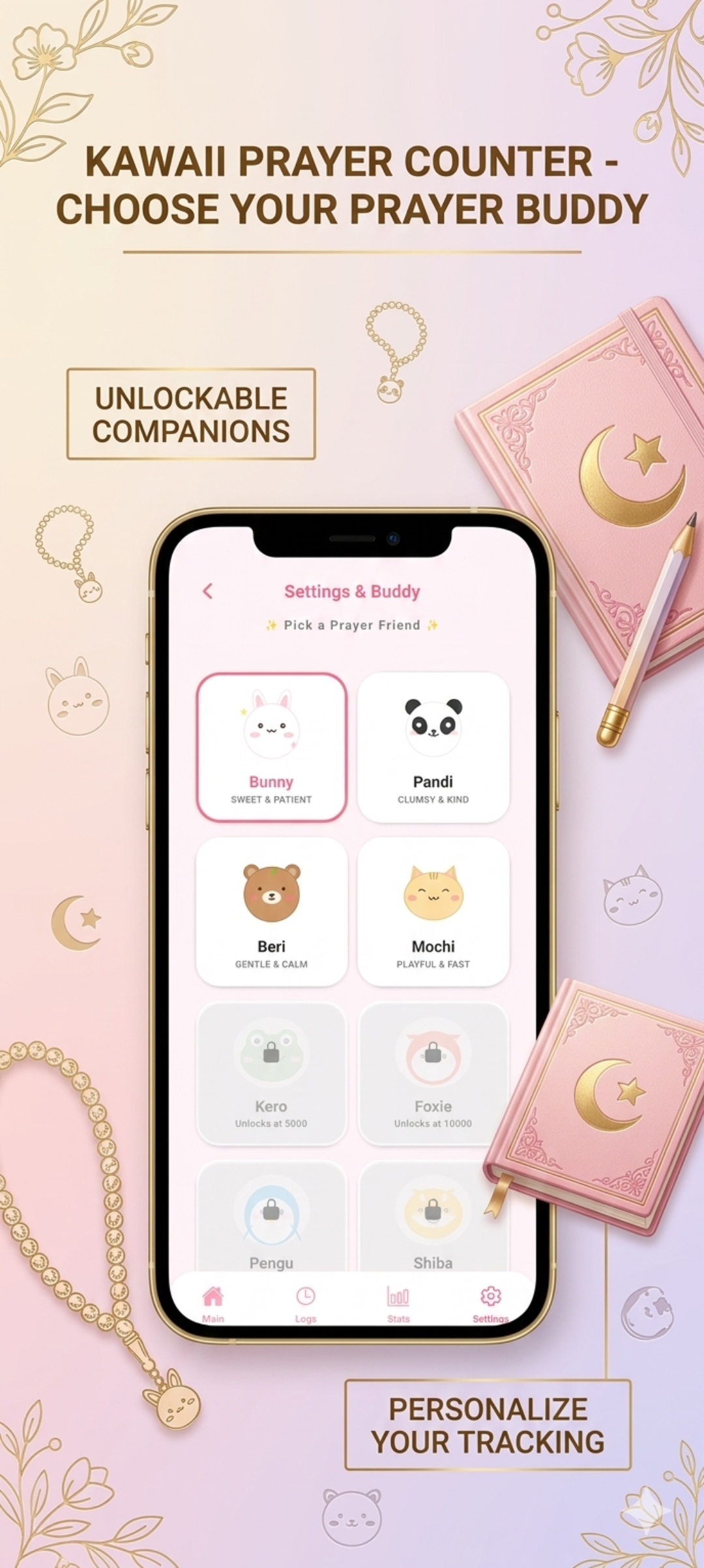 Kawaii Prayer Counter: Tasbih gallery image