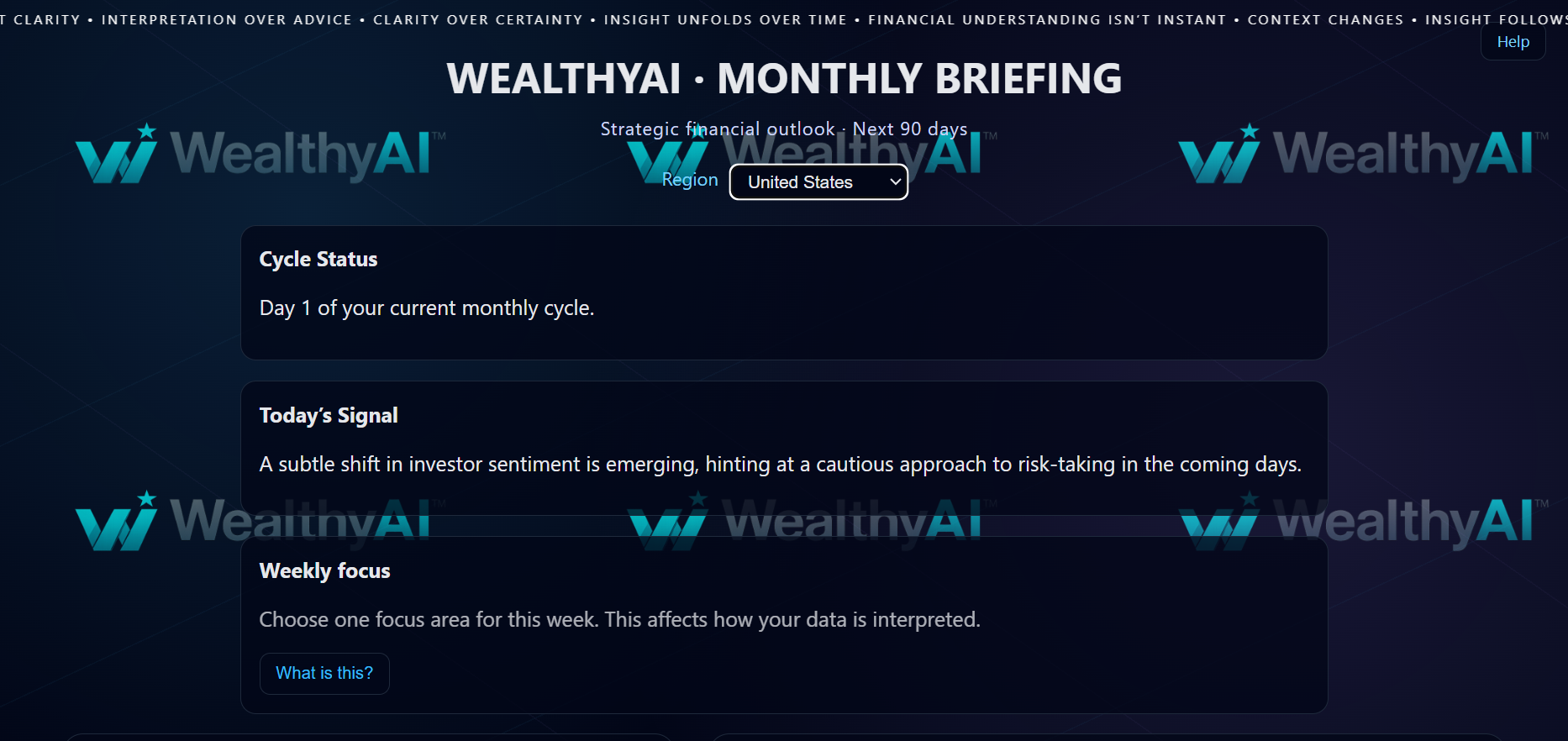 WealthyAI ⧈ gallery image