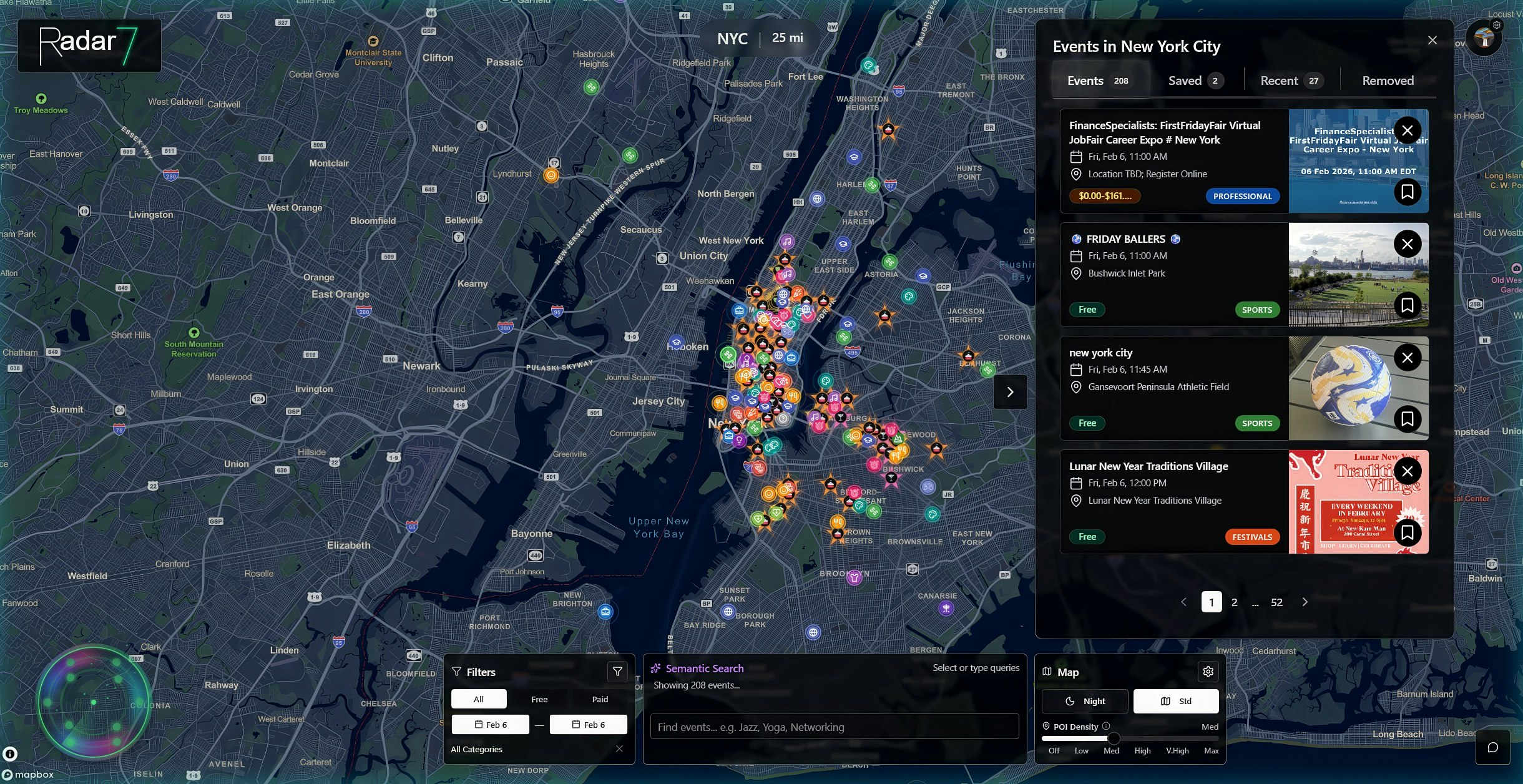 Radar7 - Main product screenshot demonstrating key features and user interface