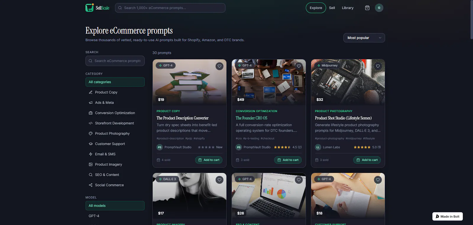 AI Prompt Marketplace screenshot 3