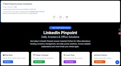 LinkedIn Pinpoint Daily Answers gallery image