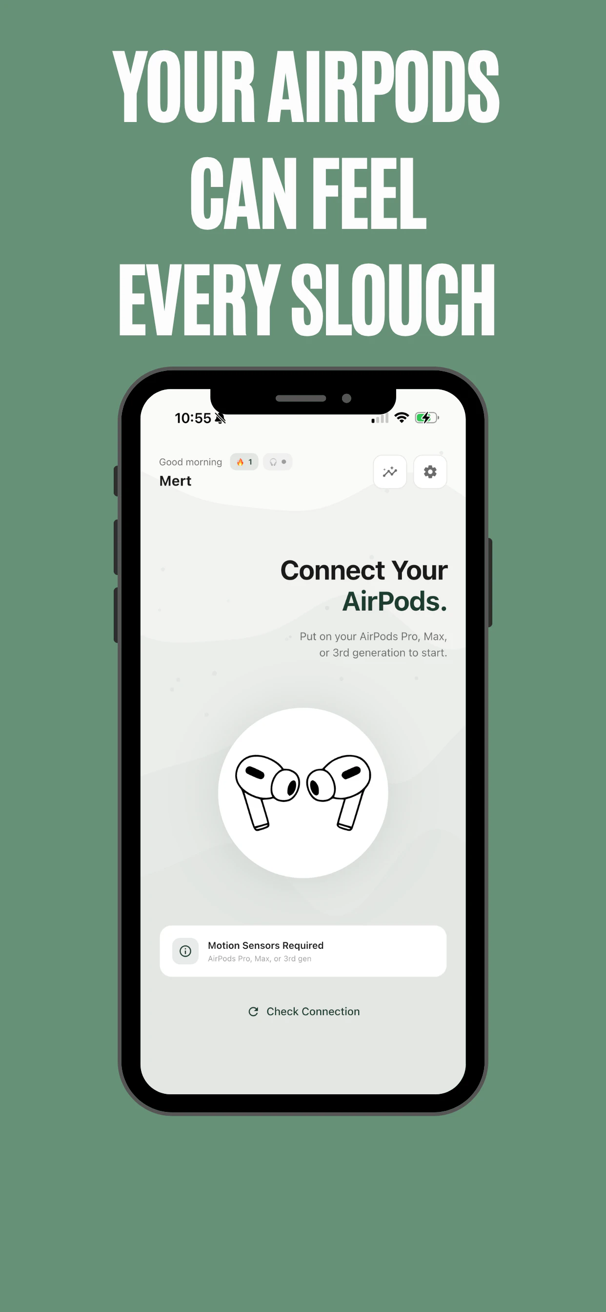 Stature — AirPods Posture Coach 截图 2