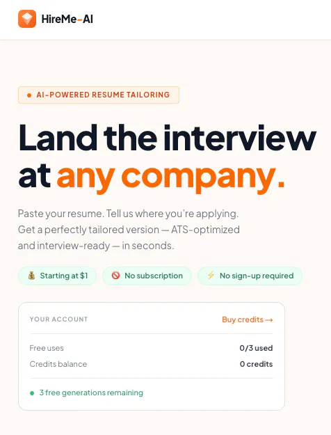 HireMe AI gallery image