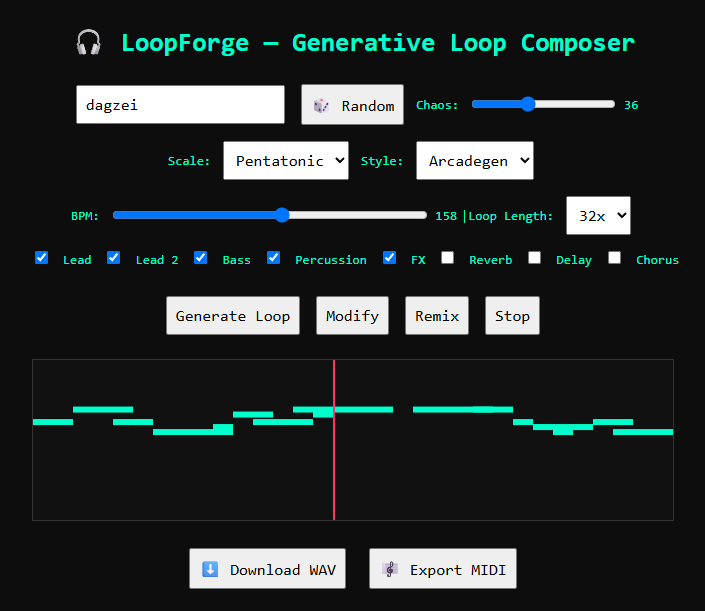 Media Loopforge - Generator Loops Muzik Gaya 8-Bit 2
