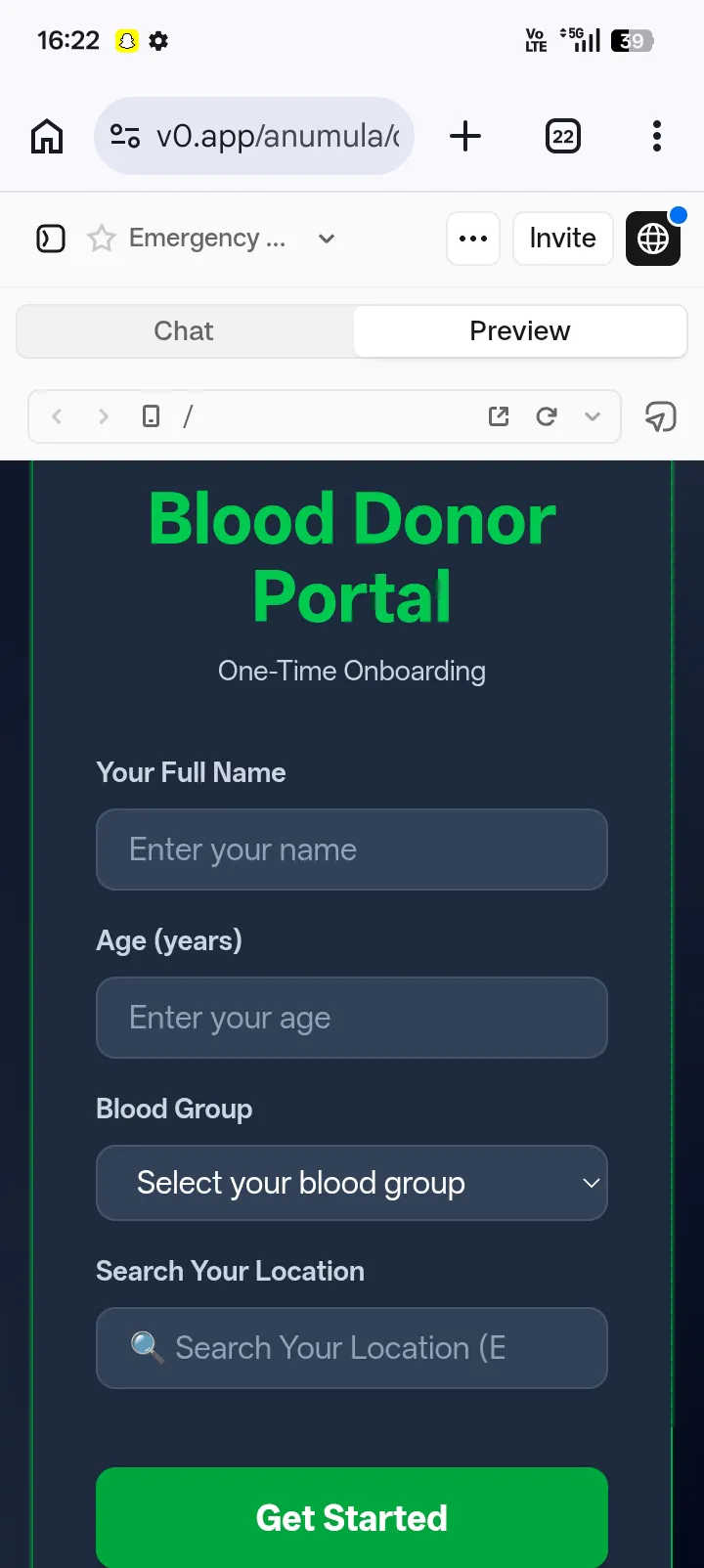 Emergency Blood Grid gallery image
