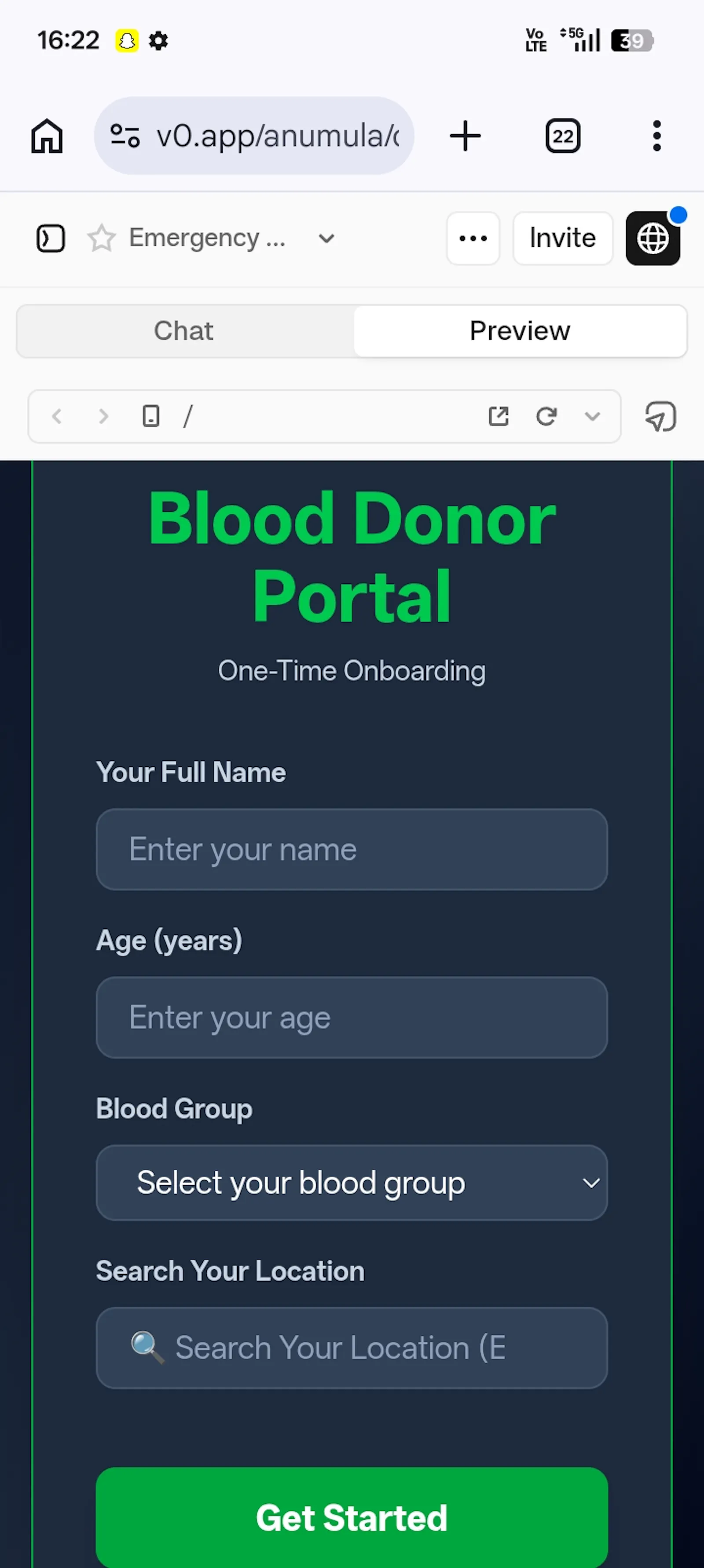 Emergency Blood Grid screenshot 3