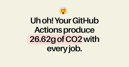 GitHub Actions Carbon Calculator gallery image