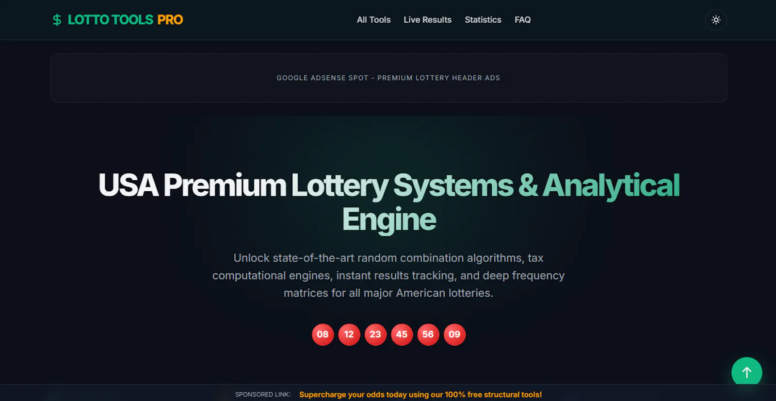 Lotto Tools Pro | USA Lottery Results screenshot 1