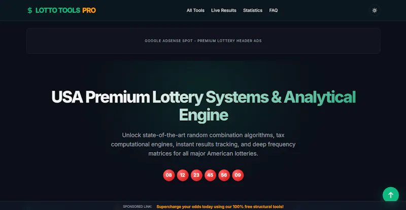 Lotto Tools Pro | USA Lottery Results screenshot 1