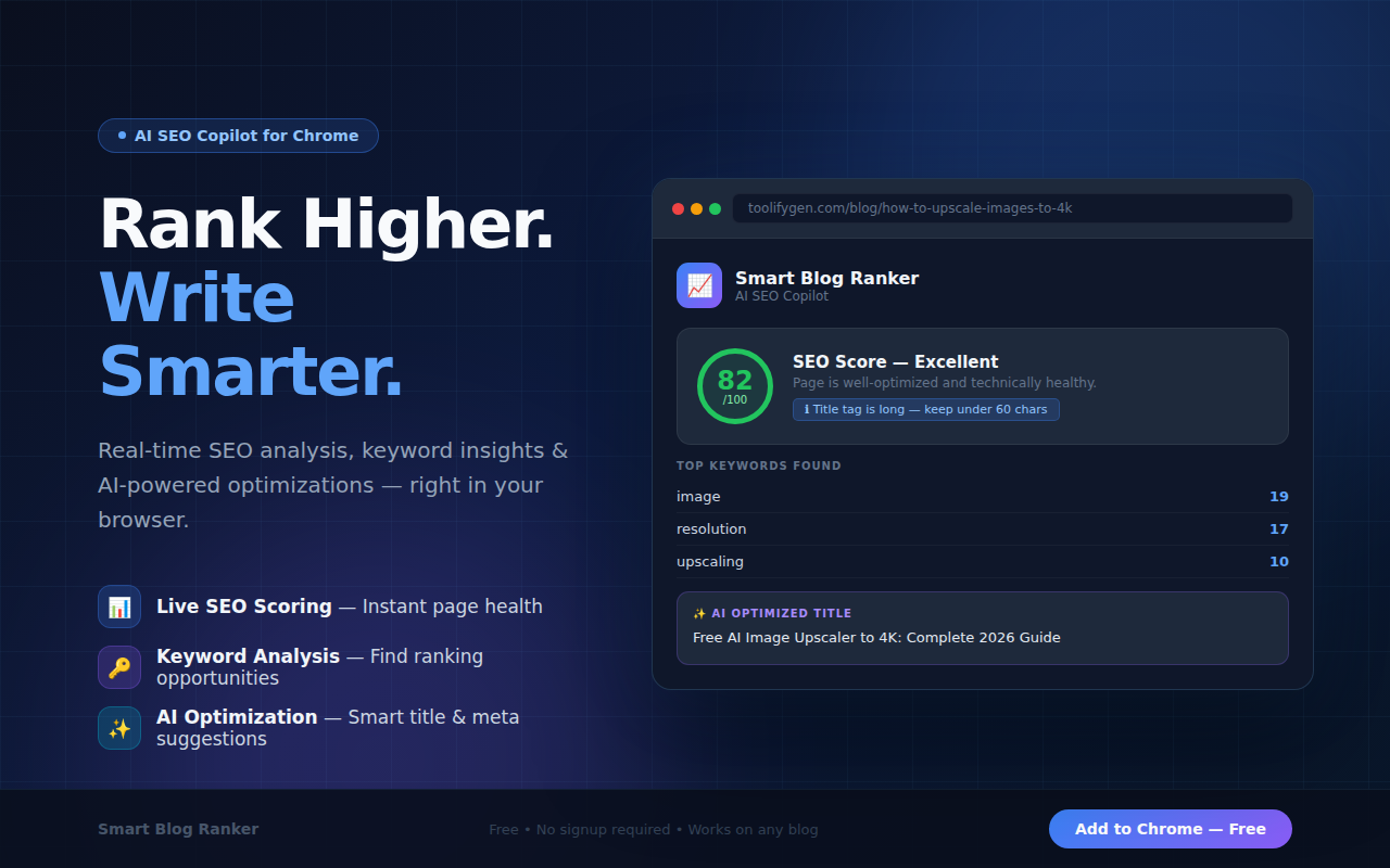 Smart Blog Ranker – AI SEO Copilot gallery image