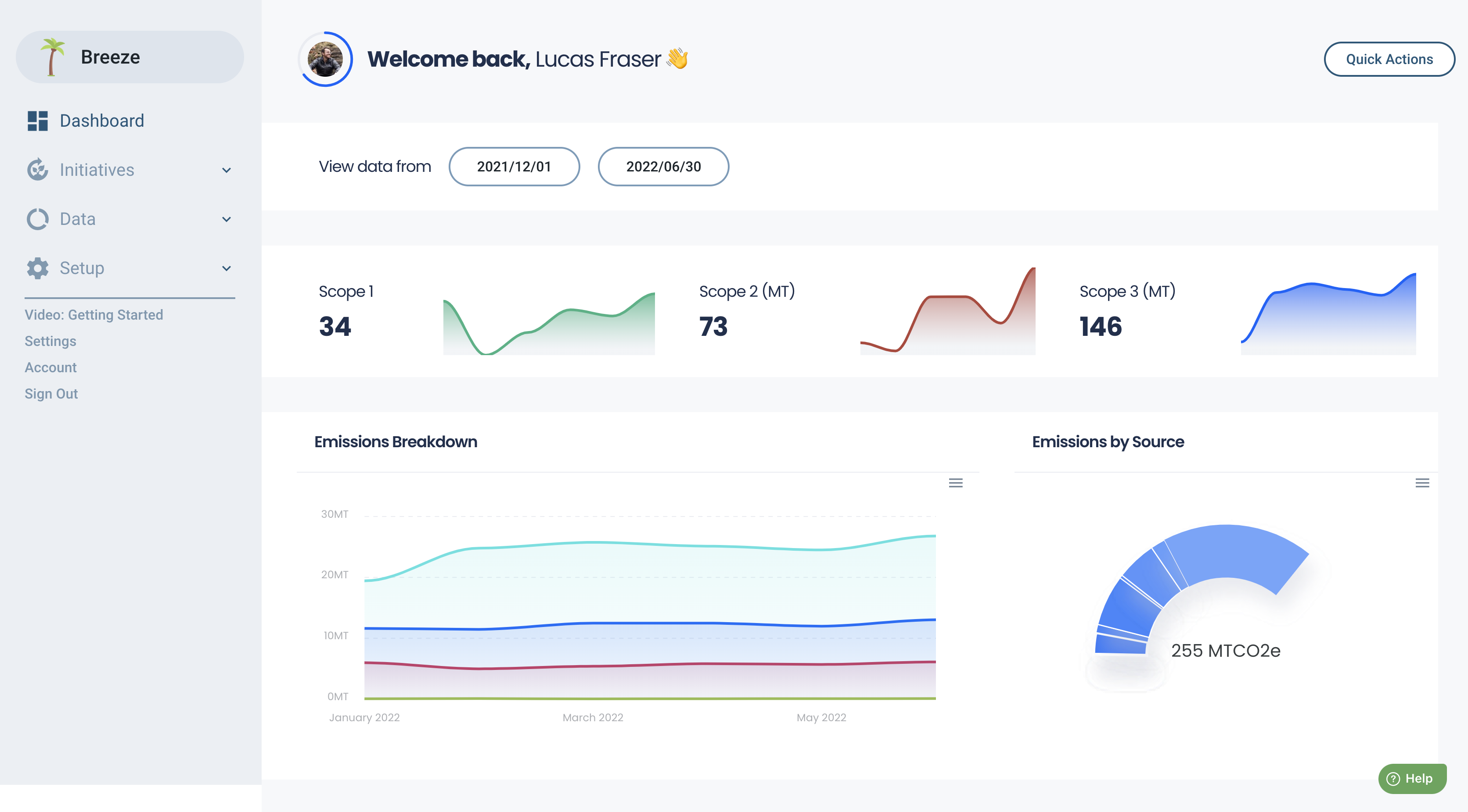 Brisa (ESG) - Datos simples y gratuitos de carbono e impacto para empresas y proyectos media 1