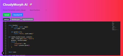 Cloudy Morph AI gallery image