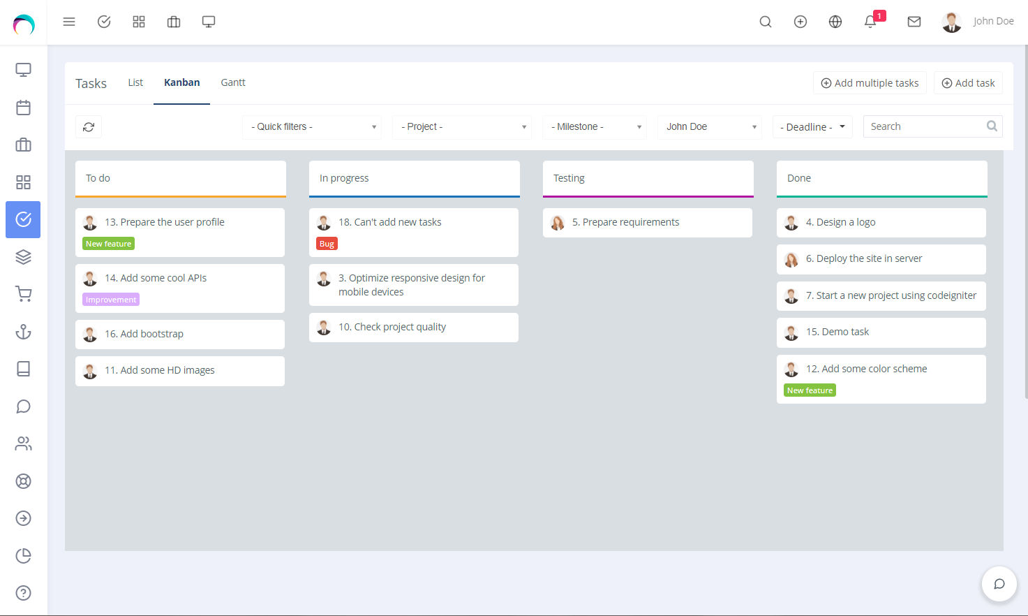 RISE - Ultimate Project Manager & CRM gallery image