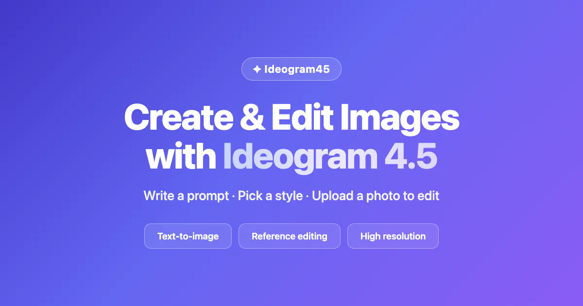 Ideogram 4.5 gallery image