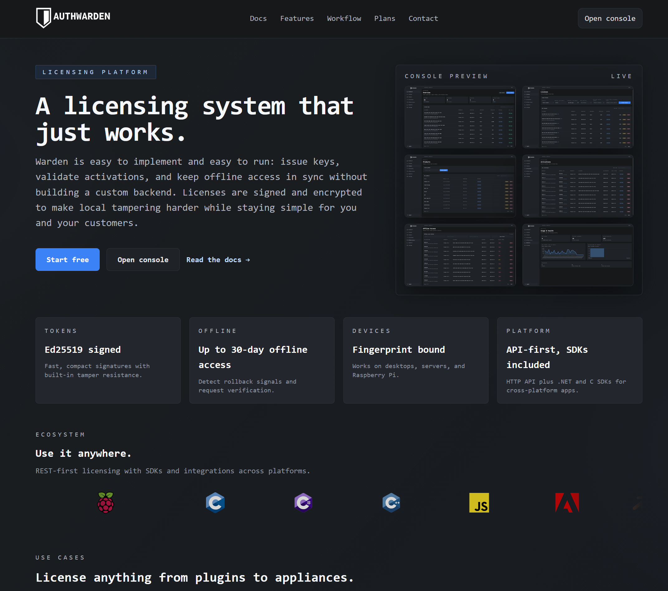 AuthWarden - Screenshot 2 showing product features and functionality