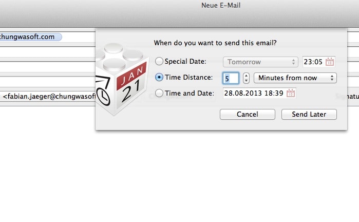 send later email for mac