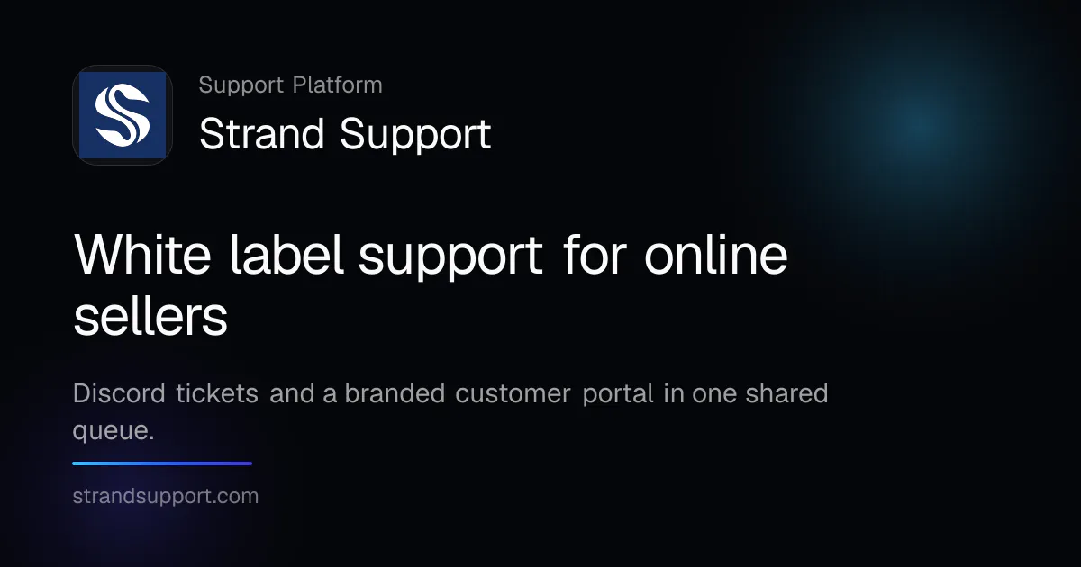 Strand Support gallery image