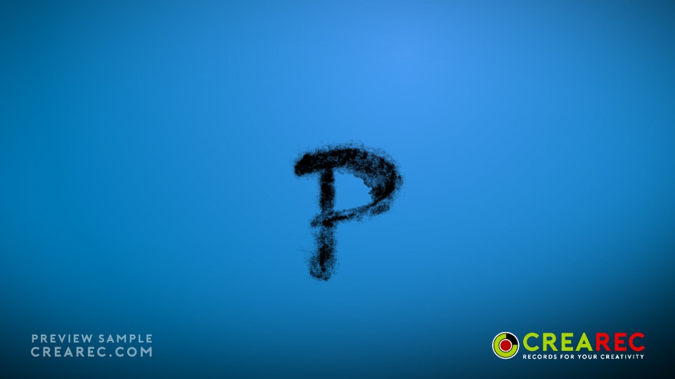 Ink Alphabet Animated stock footage text gallery image
