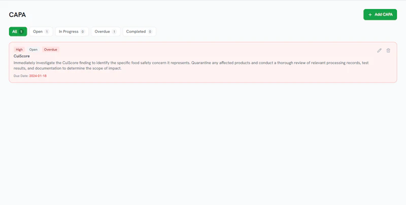 Cuiscore: Restaurant Health Compliance screenshot 5