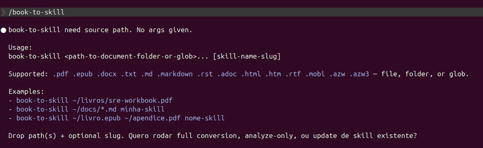 book-to-skill screenshot 1