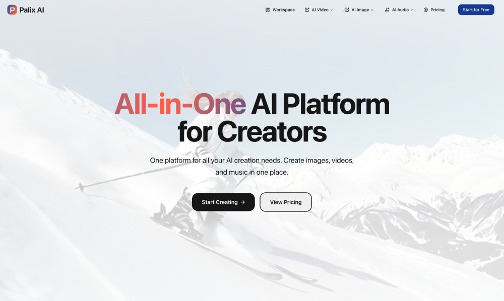 Palix AI - Screenshot 2 showing product features and functionality